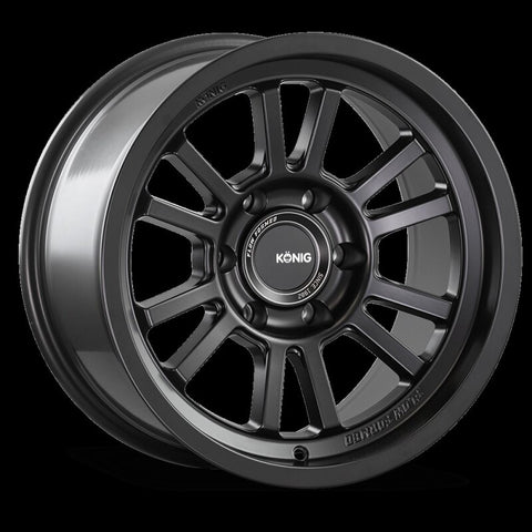 Konig HT1 18X9 6X139.7 ET0 Matte Black - H1986139005