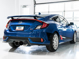 AWE Tuning 2016+ Honda Civic Si Track Edition Exhaust w/Front Pipe & Dual Diamond Black Tips - 3020-33066