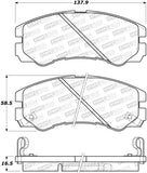 StopTech Street Brake Pads - Rear - 308.05790