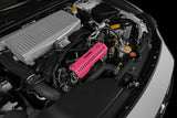 Perrin 22-23 Subaru WRX Pulley Cover (Short Version - Works w/AOS System) - Hyper Pink - PSP-ENG-154HP