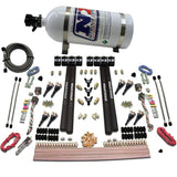 Nitrous Express SX2 Dual Stage 8 Solenoid /Gasoline Nitrous Kit (200-1200HP) w/10lb Bottle - 90009-10