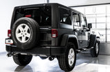 AWE Tuning 07-18 Jeep Wrangler JK/JKU 3.6L Tread Edition Axle-Back Dual Exhaust - Chrome Silver Tips - 3015-32003