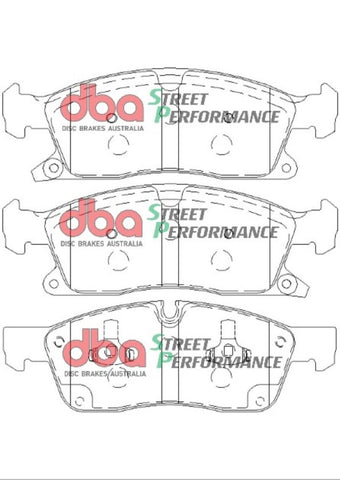 DBA 11-20 Dodge Durango (330mm Front Rotor) SP Performance Front Brake Pads - DB2216SP