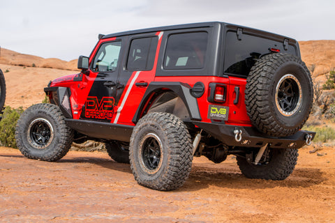 DV8 Offroad 2018+ Jeep Wrangler JL Rear Inner Fenders - Raw - INFEND-03RR