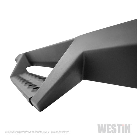 Westin 18-20 Jeep Wrangler JL 2DR HDX Drop Nerf Step Bars - Textured Black - 56-14055