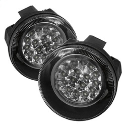 Spyder Dodge Dakota 01-04/Dodge Durango 01-03 LED Fog Lights w/Switch Clear FL-LED-DDAK01-C - 5015570