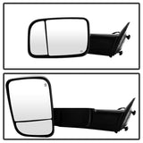 Xtune Dodge Ram 1500 09-12 Extendable Heated Adjust Mirror Black HoUSing Left MIR-DRAM09S-PWH-L - 9935596