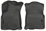 Husky Liners 2016 Toyota Tacoma w/ Auto Trans WeatherBeater Front Black Floor Liners - 13951