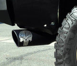 Gibson 10-18 GMC Sierra 1500 SLE 5.3L 4in Patriot Skull Series Cat-Back Single Exhaust - Stainless - 76-0002