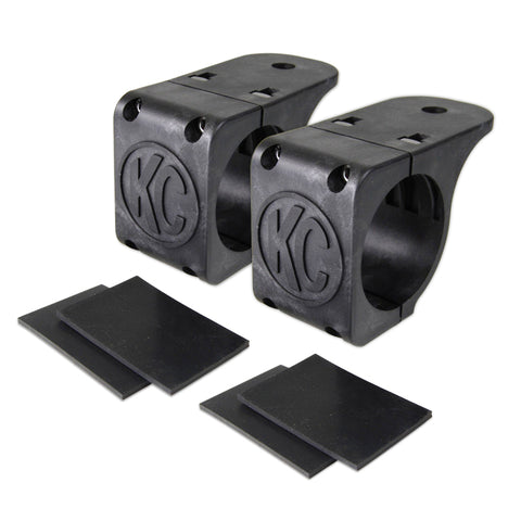 KC HiLiTES Universal Tube Clamp Light Mount Bracket Set / 1.75in. to 2in. Bar (Pair) - 73071