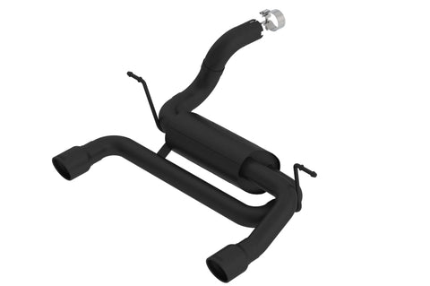 Borla 18-19 Jeep Wrangler JL/JLU 2.0L 4Cyl 2DR/4DR Axle Back Exhaust ATAK w/ 2.5in Tips - Black - 11964CB