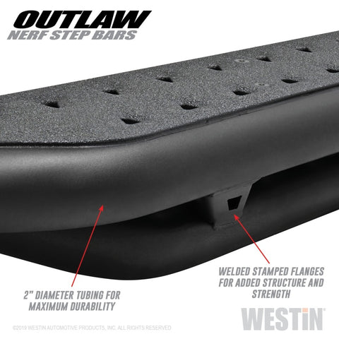 Westin 2019 Chevrolet/GMC Silverado/Sierro Crew Cab Outlaw Nerf Step Bars - 58-54135