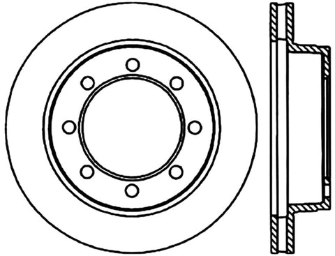 Stoptech Performance Brake Rotor - 120.65053CRY