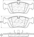 StopTech Sport Brake Pads w/Shims & Hardware - Front - 309.05581