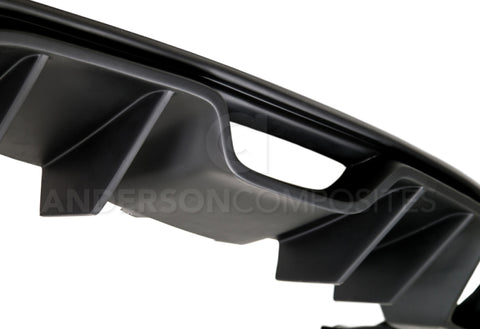 Anderson Composites 15-16 Ford Mustang Type-AR Fiberglass Rear Diffuser - AC-RL15FDMU-AR-GF