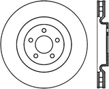 StopTech Power Slot Cryo 07-08 Ford Mustang Shelby Front Right Slotted Rotor - 126.61089CSR