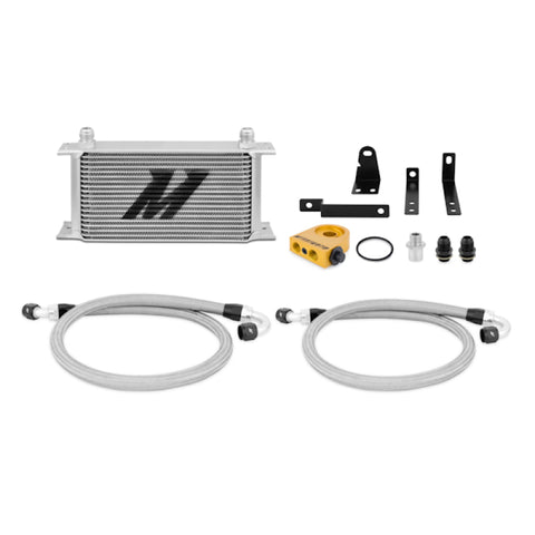 Mishimoto 00-09 Honda S2000 Thermostatic Oil Cooler Kit - Silver - MMOC-S2K-00T