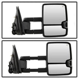 xTune Chevy Silverado 14-16 Heated Smoke LED Signal Telescoping Mirrors MIR-CSIL14S-G2-PWH-SM-SET - 9936739