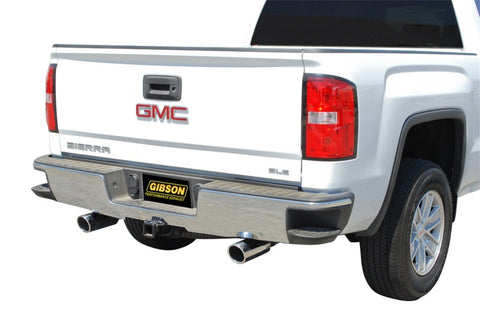 Gibson 15-18 Chevrolet Silverado 1500 LS 5.3L 3in/2.25in Cat-Back Dual Split Exhaust - Aluminized - 5657