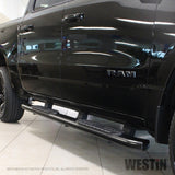 Westin 2019 Ram 1500 Crew Cab (Excl. 2019 Ram 1500 Classic) PRO TRAXX 5 Oval Nerf Step Bars - Black - 21-54085