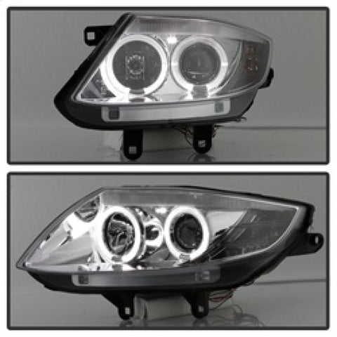 Spyder BMW Z4 03-08 Projector Headlights Halogen Model Only - LED Halo Black PRO-YD-BMWZ403-HL-BK - 5029072