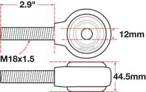 SPC Performance XAXIS Rod End Ball Joint - 15794