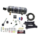 Nitrous Express 4150 Hitman Plus 4-BBL Nitrous Kit (50-200HP) w/Composite Bottle - 40041-12