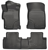 Husky Liners 2014 Honda Civic Sedan WeatherBeater Black Front & 2nd Seat Floor Liners - 99441