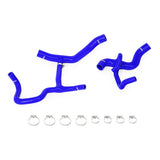 Mishimoto 2016+ Chevrolet Camaro V6 Silicone Radiator Hose Kit (w/ HD Cooling Package) - Blue - MMHOSE-CAM6-16CBL