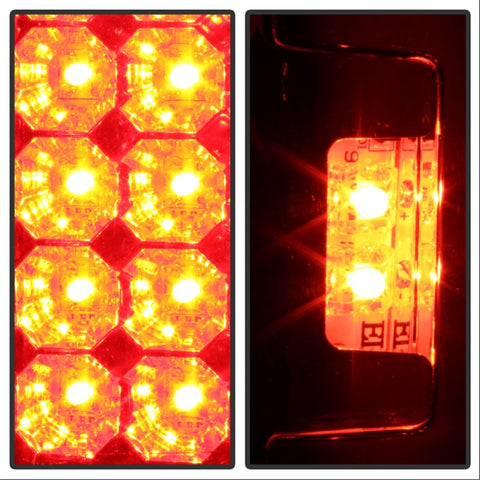 Spyder Ford F150 side 97-03/F250/350 Duty 99-07 LED Tail Lights Red Clear ALT-YD-FF15097-LED-RC - 5003485