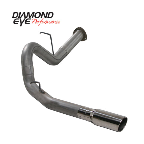 Diamond Eye KIT 4in DPF-BACK SGL SS 07.5-10 CHEVY 6 6L 2500/3500 PCKGD BX46X14X14OD EL-PL - K4130S