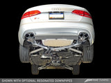 AWE Tuning Audi B8.5 S4 3.0T Touring Edition Exhaust System - Chrome Silver Tips (102mm) - 3010-42016