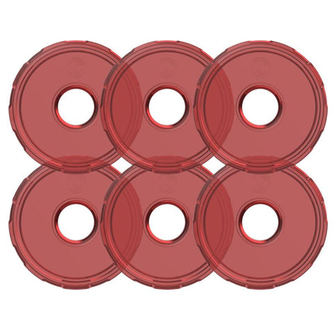 KC HiLiTES Cyclone V2 LED - Replacement Lens - Red - 6-PK - 4413