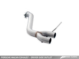 AWE Tuning Porsche Macan Track Edition Exhaust System - Diamond Black 102mm Tips - 3020-43040