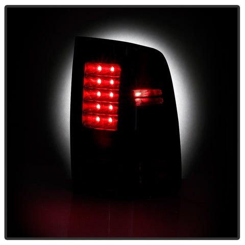 Spyder 13-18 Dodge Ram 2500/3500 LED Tail Lights LED Model Only - All Black (ALT-YD-DRAM13-LED-BKV2) - 5085924