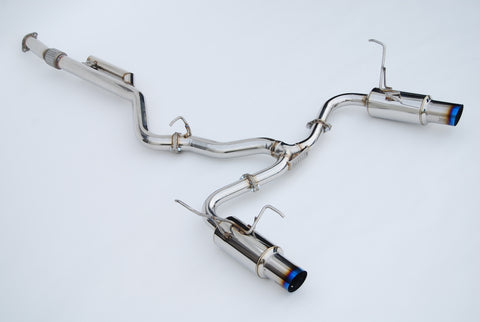 Invidia 2022+ Subaru WRX N1 Twin Outlet Single Layer Tip Cat-Back Exhaust - HS22WRXGTT