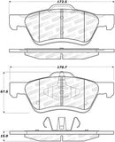 StopTech Street Brake Pads - 308.10470