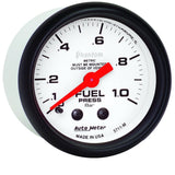 Autometer Phantom 2-1/16in 0-1.0 Bar Mechanical Fuel Pressure Gauge - 5711-M