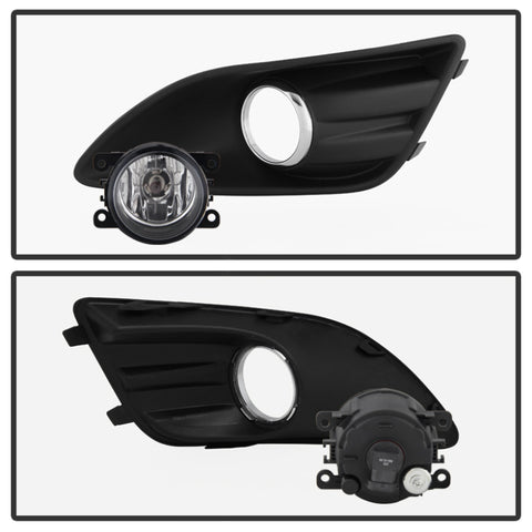 Spyder Ford C-Max 2013-2015 OEM Fog Light W/Universal Switch- Clear FL-FCMAX2013-C - 5080332