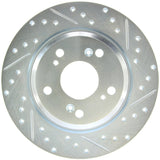 StopTech Select Sport 2000-2009 Honda S2000 Drilled and Slotted Rear Left Brake Rotor - 227.40050L