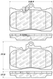 StopTech Street Select Brake Pads - Front - 305.11180