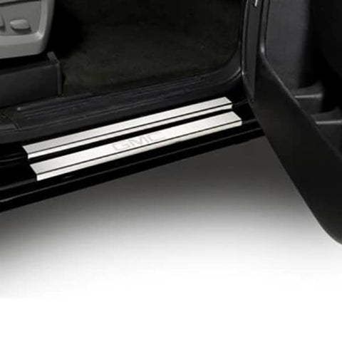 Putco 14-18 GMC Sierra LD - Double Cab w/ GMC Etching (8pcs) SS Door Sills - 95172GM-2