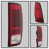 Spyder Dodge Ram 1500 13-14 13-14 LED Tail Lights LED Model only - Red Clear ALT-YD-DRAM13-LED-RC - 5077547