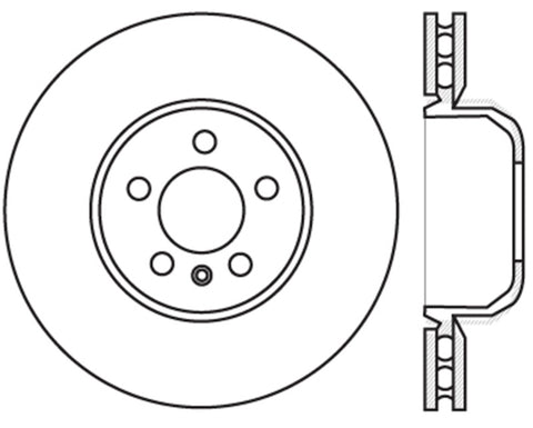 StopTech Slotted & Drilled Sport Brake Rotor - 127.34126L