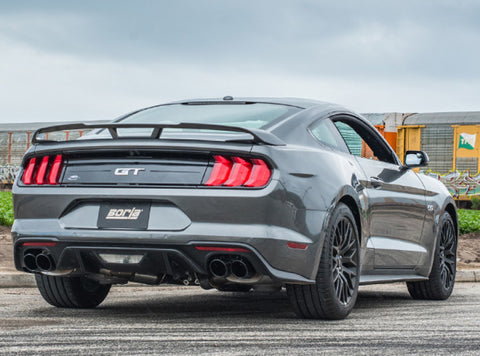 Borla 18-19 Ford Mustang GT 5.0L AT/MT 2.5in S-Type Axle Back Exhaust w/ Valves - Black Chrome Tips - 11951BC