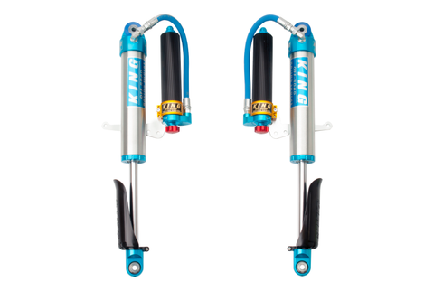 King Shocks 2018+ Jeep Wrangler JL Front 2.5 Dia Remote Res Shock for 6in Lift w/Adjuster (Pair) - 25001-377A