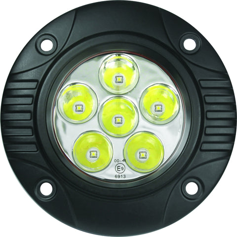 Hella Value Fit 90mm 6 LED Light - FLSH Off Road Spot Light - 357201011