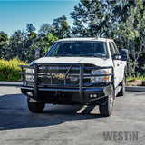 Westin 11-14 Chevrolet Silverado 2500/3500 HDX Bandit Front Bumper - Blk - 58-31145