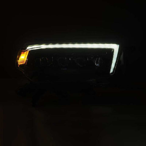 AlphaRex 10-13 Toyota 4Runner NOVA LED Proj Headlights Plank Style Alpha Black w/Seq Signal/DRL - 880758