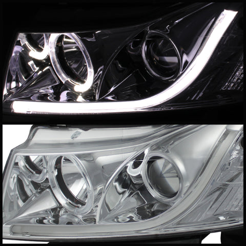 Spyder Chevy Cruze 11-14 Projector Headlights Light Tube DRL Chrm PRO-YD-CCRZ11-LTDRL-C - 5074171